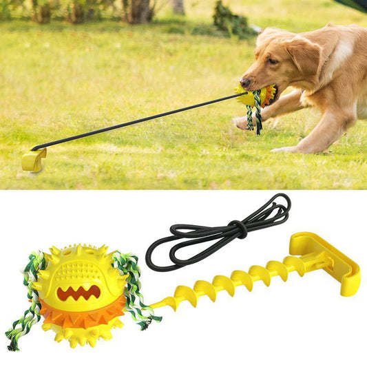 Pet Trainer Dog Toy Outdoor Rope Ball