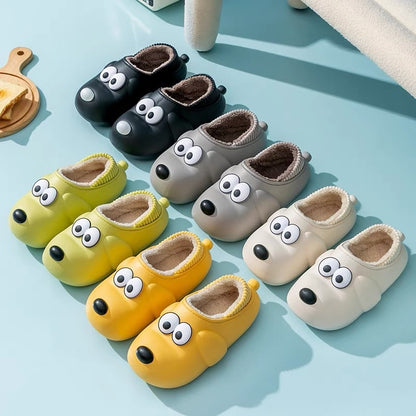 Cute Dog Shoes EVA Winter House Shoes