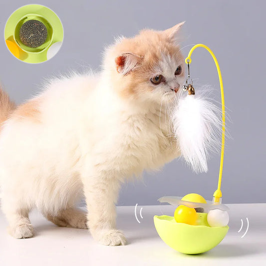 Cat Interactive Toy Funny Tumbler Toy Kitten Exercise Catching