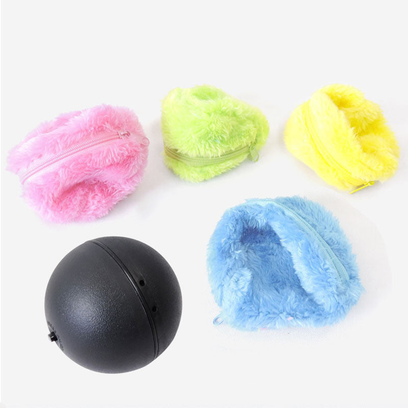 Pet Electric Toy Ball Automatic Pet Plush Ball