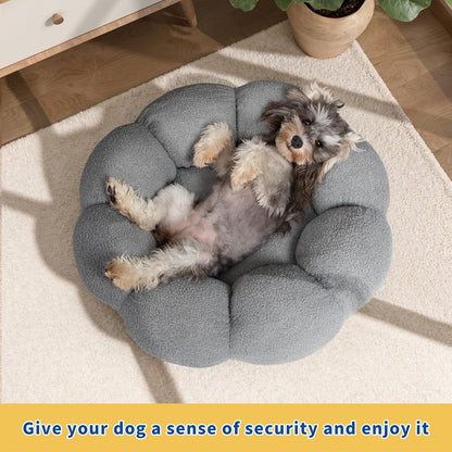 Calming Cat Beds For Indoor Cats Fluffy Flower