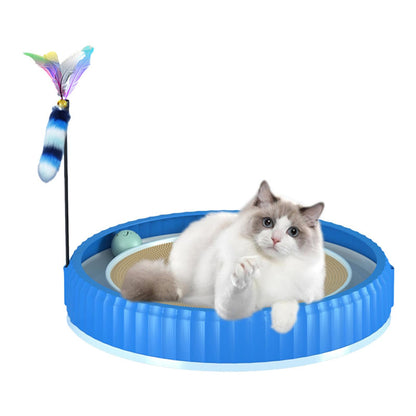 NEW Round Cat Scratching Board Wear-resistant Anti-scratch