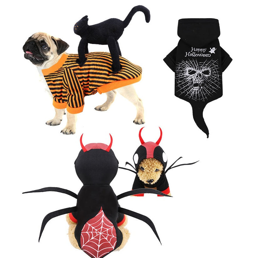 Halloween funny pet clothes