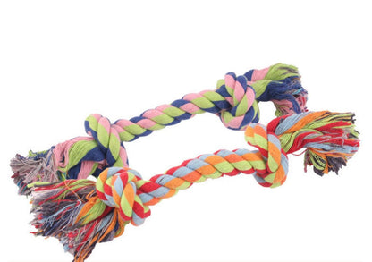 Pet Dog Toy Bite Rope Braid Resistant To Bite Teeth