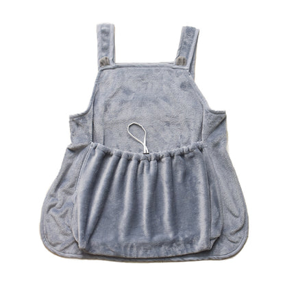 Touch The Cat Clothes Pets Apron Non-stick Anti-grab Soft Plush Camisole Pinafore For Pets