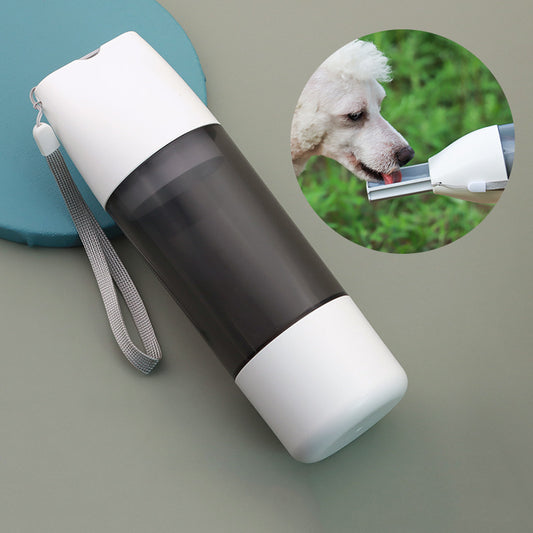 Portable Dog Water Bottle 350ml Water Food Container For Dog Pets