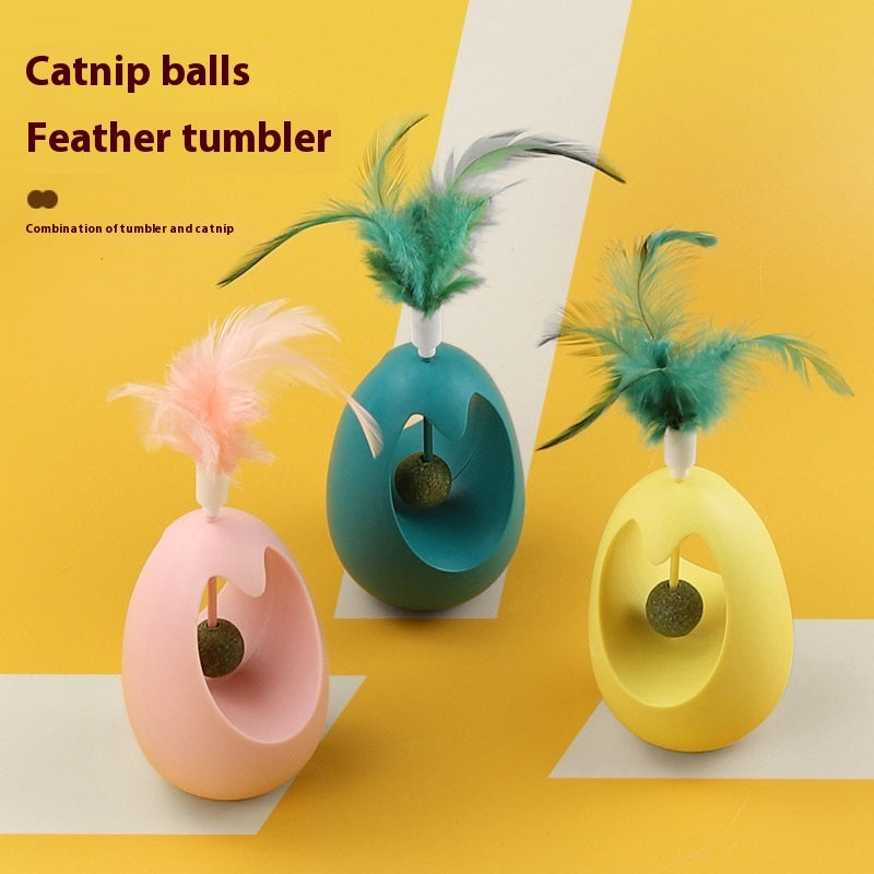 Catnip Ball Tumbler Pet Teaser Molar Pet Toy