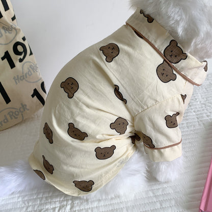 Pet Dogs And Cats Pajamas Shirt