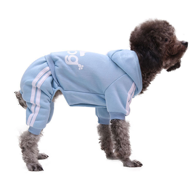 Sweater Pet Plush Button Clothing Autumn And Winter