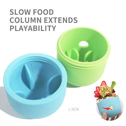 New 2 In 1 Pet Toys Products Dog Leakage Toy Ball Silicone Pet Supplies