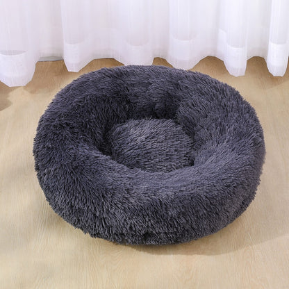Dog Bed Super Soft Washable Long Plush Pet Kennel Deep Sleep