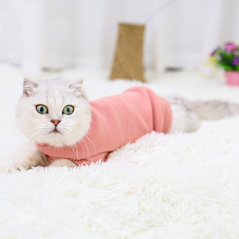 Simple Warm Pet Clothes For Hairless Cats