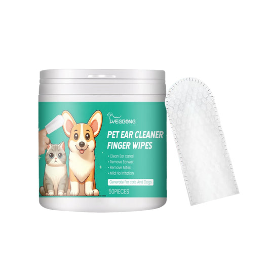 Pet Ear Cleaner Finger Wipes