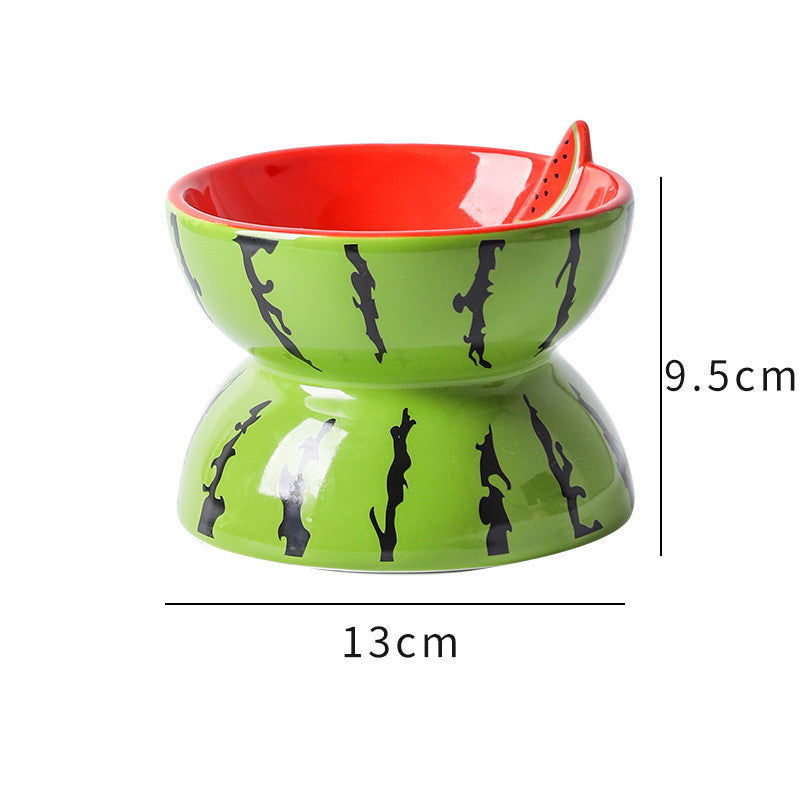 Cat Bowl Cerami Basin Protection Cervical Slope Pet Supplies