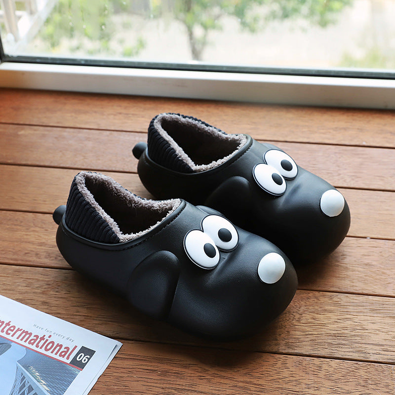Cute Dog Shoes EVA Winter House Shoes