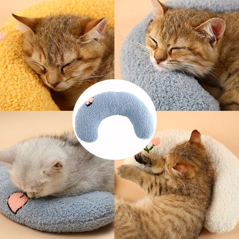 Little Pillow For Cats Fashion Neck Protector Deep Sleep
