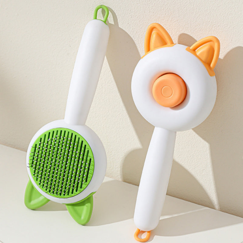 Pet Dog Brush Cat Comb Self Cleaning Pet Hair Remover Brush