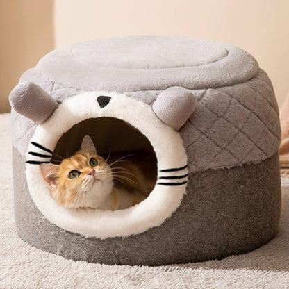 Autumn And Winter Cat Arctic Warm Thickened Pumpkin Bed