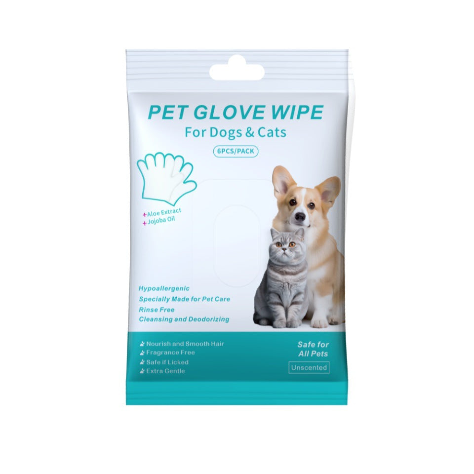 Pet Disposable Gloves Dog Cleaning Dry Cleaning Gloves