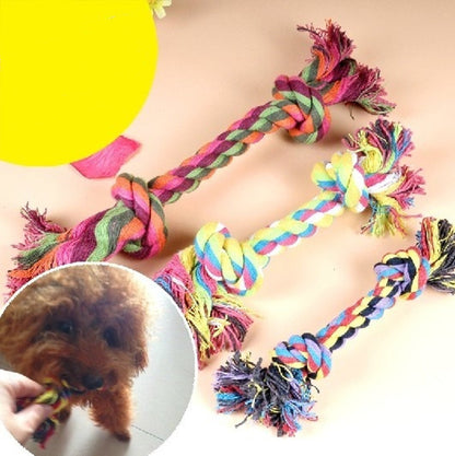 Pet Dog Toy Bite Rope Braid Resistant To Bite Teeth