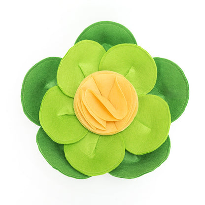 Household Pet Flower Sniffing Bowl Slow Food Training Puzzle