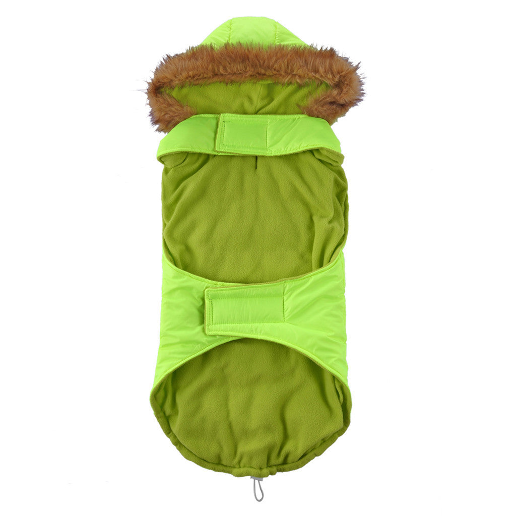 Pet clothes winter clothes big dog clothes night reflective