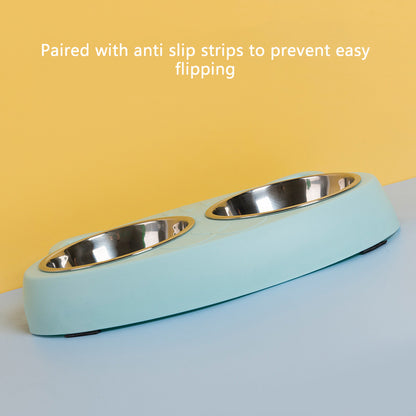 Dog Bowls Double Dog Water And Food Bowls Stainless Steel