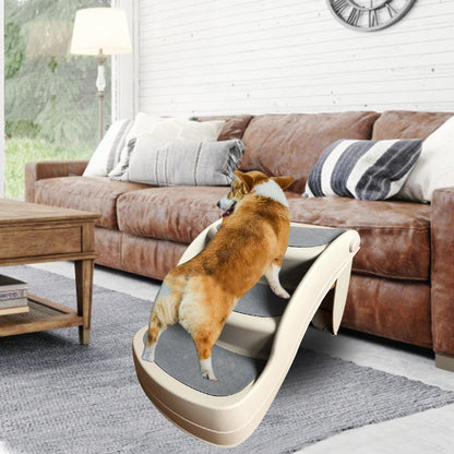 New Pet Stair Steps Plastic Folding Non-slip