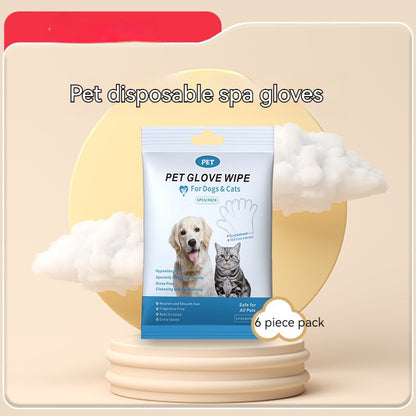 Pet Disposable Gloves Dog Cleaning Dry Cleaning Gloves
