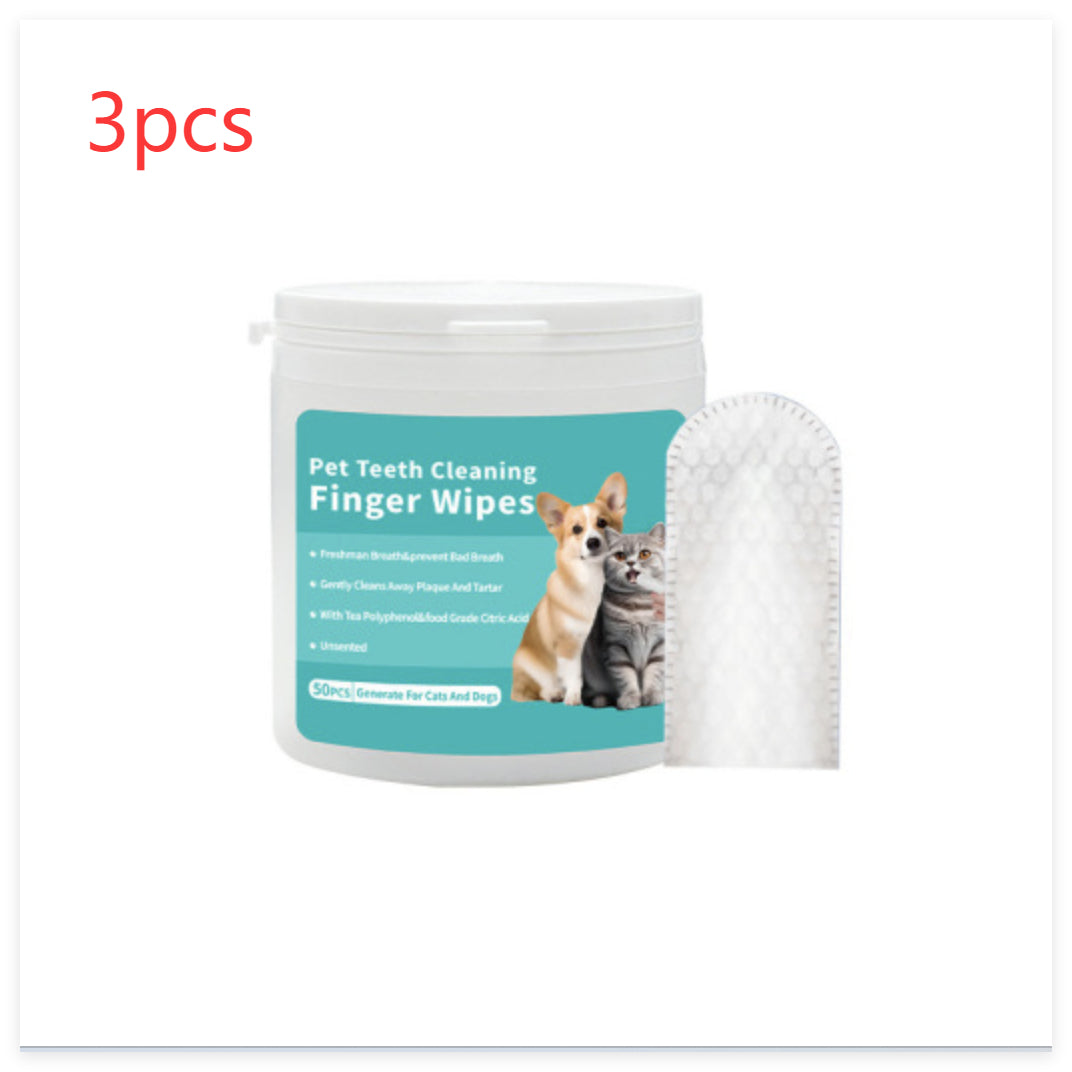Disposable Pet Cleaning Products Teeth Cleaning Wipes