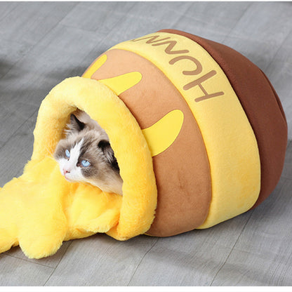 Winter Warm Honey Jar Shaped Universal Pet Nest