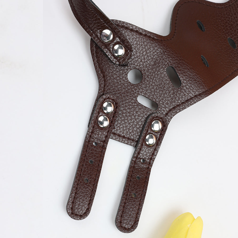 Dog Muzzle Leather, Comfort Secure Anti-Barking Muzzles