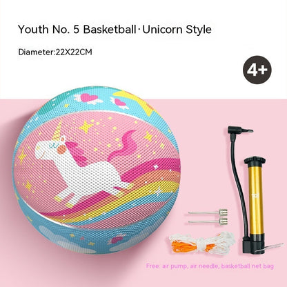 Children's Basketball Pat Ball Rubber Ball Indoor Mute Toys