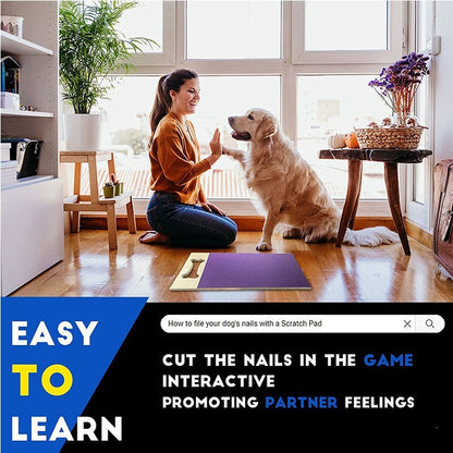 Creative Pet Supplies Dog Wooden Square Sandpaper Nail Scratch Board