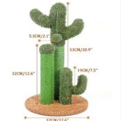 Cactus Cat Climbing Frame Grab Post Pet Sisal Toy