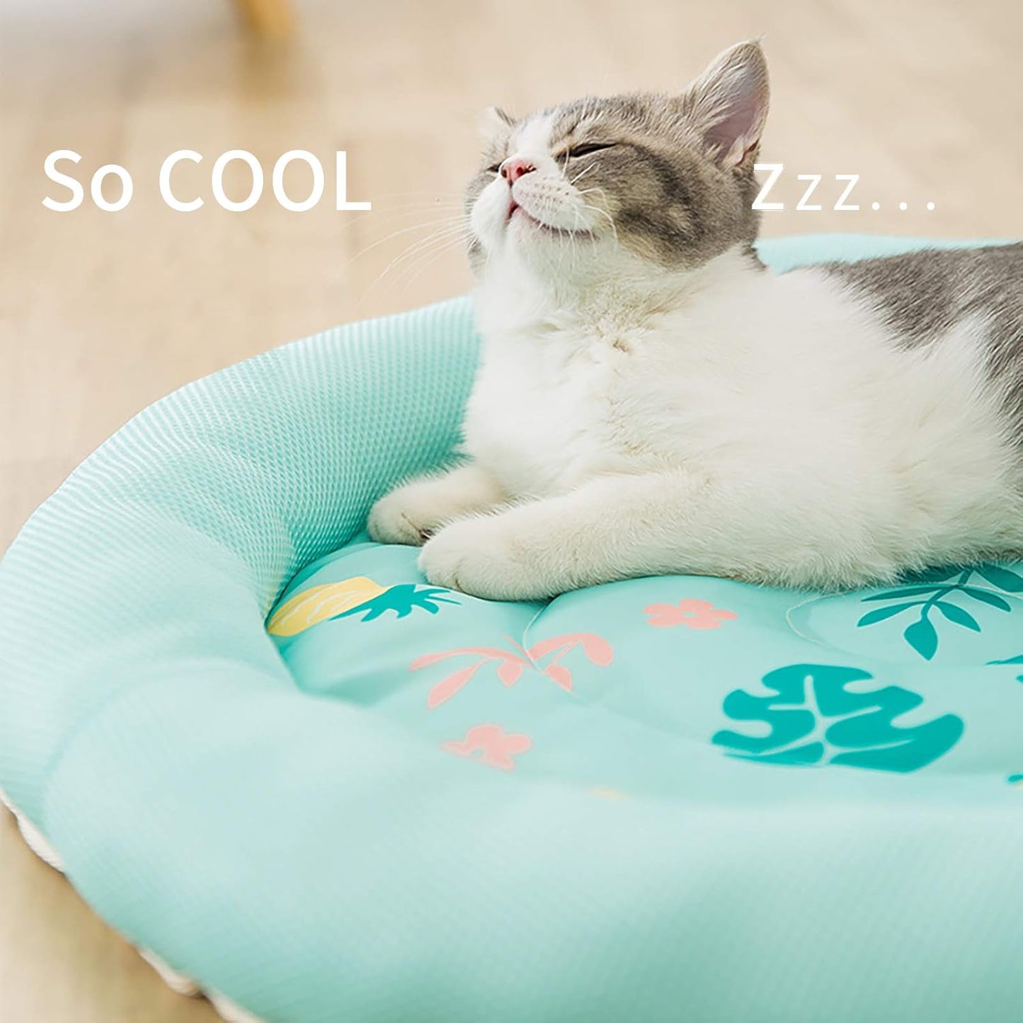 Cooling Dog Bed Soft Summer Ice Pet Pad Cushion