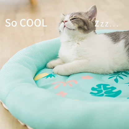 Cooling Dog Bed Soft Summer Ice Pet Pad Cushion