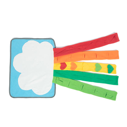 Pet Rainbow Enrichment Mat Dog Play Snuffle Mat