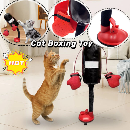 Portable Cat Punching Bag Toy Interactive Indoor Cats Toy