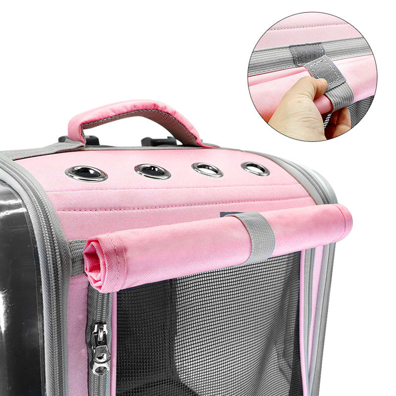 Pet Cat Carrier Backpack Breathable Cat Travel Outdoor