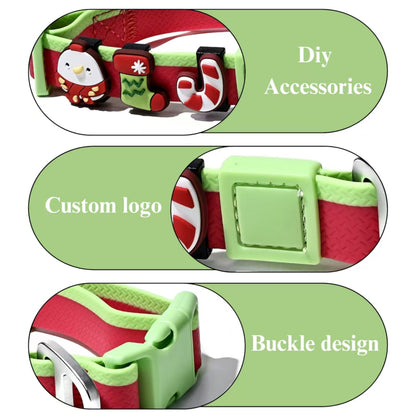 The New Dual-Color Embossed Pet Leash Set