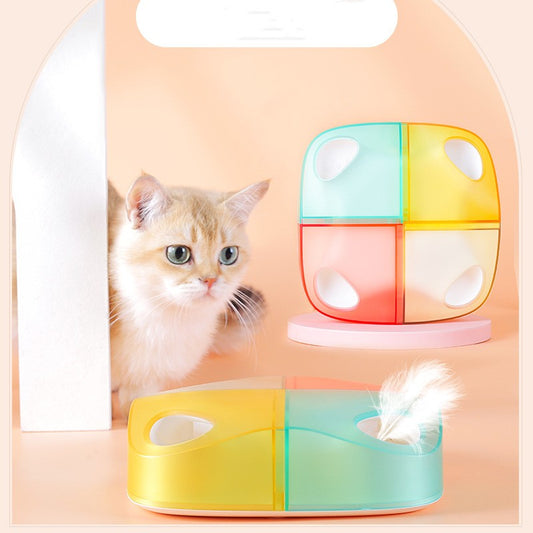 Automatic Teasing Cat Feather Electric Rechargeable Pets Toy Pet Products