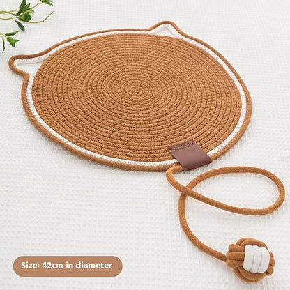 Braided Cotton Rope Cat Claw Mat Self Hi Ball One Piece Sleeping Mat