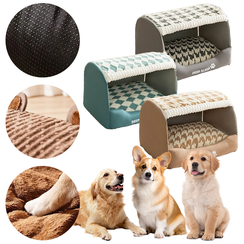 Small Dog Three-dimensional Bear Curved Room Kennel