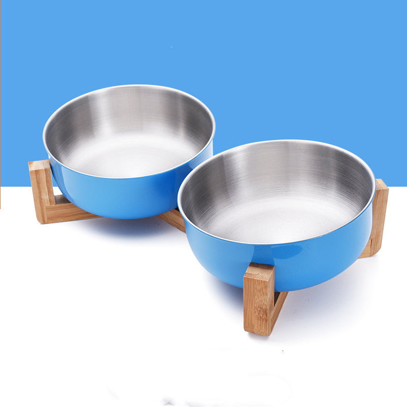Neck Guard Stainless Steel Pet Bowl