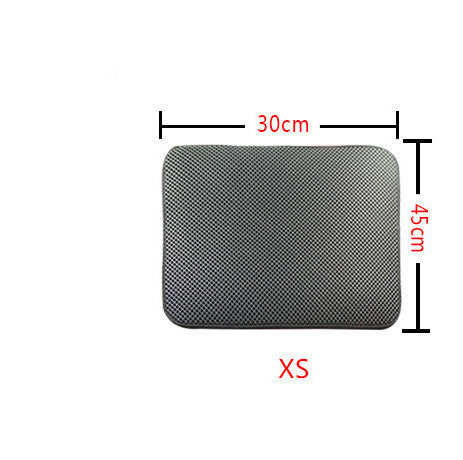 Double Layer Litter Cat Bed Pads Pet Cat Litter Mat Trapping