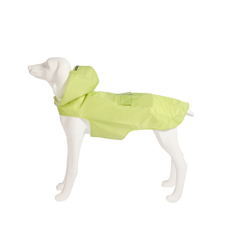 Reflective Large Dog Clothes Windproof When Going Out Hooded