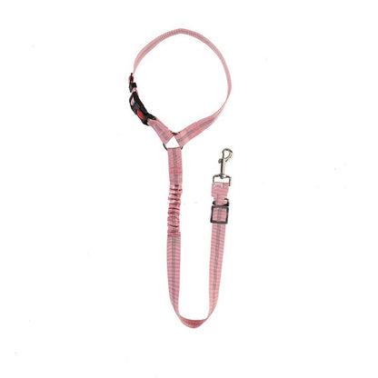 Pet Car Harness Rope Ring Dog Car Elastic Reflective Strap Leash