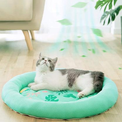 Cooling Dog Bed Soft Summer Ice Pet Pad Cushion