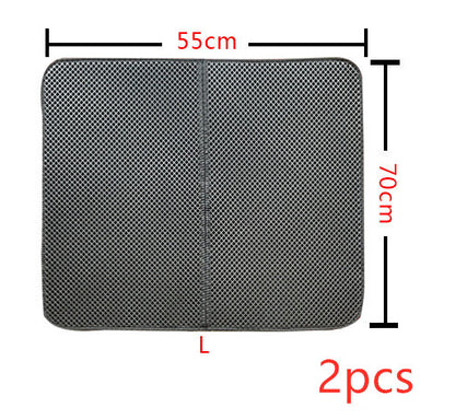 Double Layer Litter Cat Bed Pads Pet Cat Litter Mat Trapping